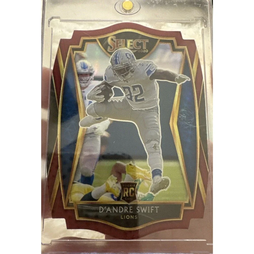 2020 Select Prizm Red/Blue Die Cut #151 D’Andre Swift Lions RC Rookie CONCOURSE